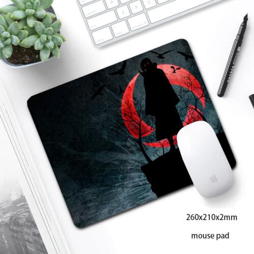 Anime Uchiha Mouse Pad 260x210mm Computer Mousepad Tapis De Souris for Gamer Office PC Desk Mat mouse pad manga mouse pad gift