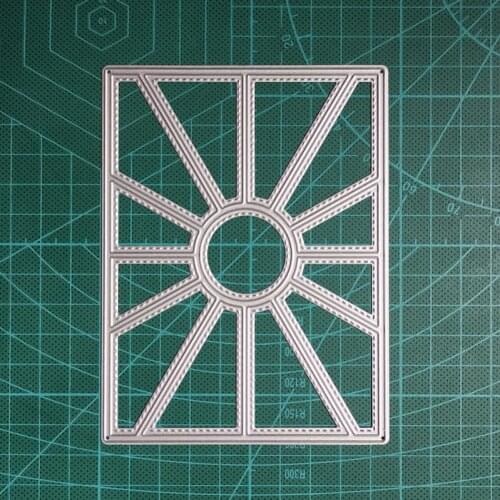 Metal Cutting Dies Rectangle Frame Sun Light DIY Scrapbooking Embossing Paper Cards Making Crafts New 2020 Die