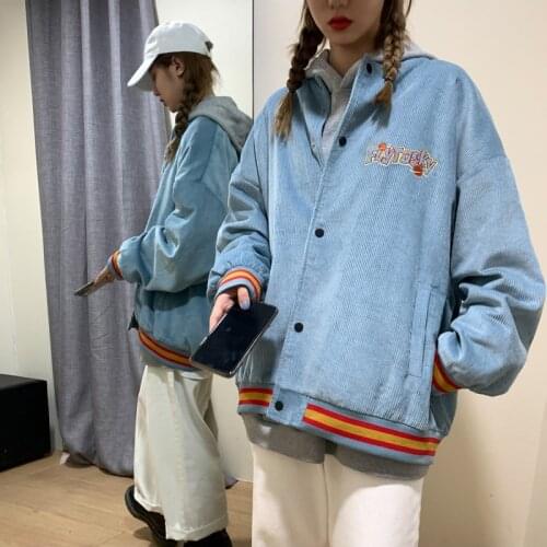 Male Korean Bomber Jacket Men Streetwear Embroidery Jackets Coat 2021 Autumn Mens Patchwork Harajuku Cargo Windbreaker