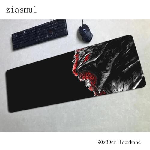 Berserk padmouse 900x300x3mm gaming mousepad game cool new mouse pad gamer computer desk HD pattern mat notbook mousemat pc
