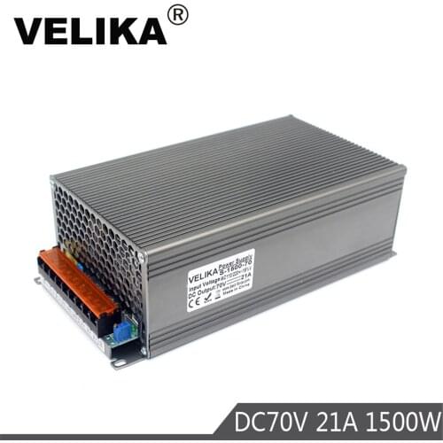 New Product Switching Switch Power Supply 70V 21A 1500W Transformer 110V 220V AC-DC SMPS For Radio Electronics Stepper Motors