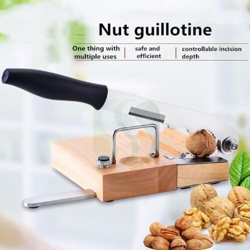 Nuts Artifact Broken Shell Clip Guillotine Walnut Pecan Macadamia Clip Sheller Chestnut Opening Knife Shelling And Shelling Tool