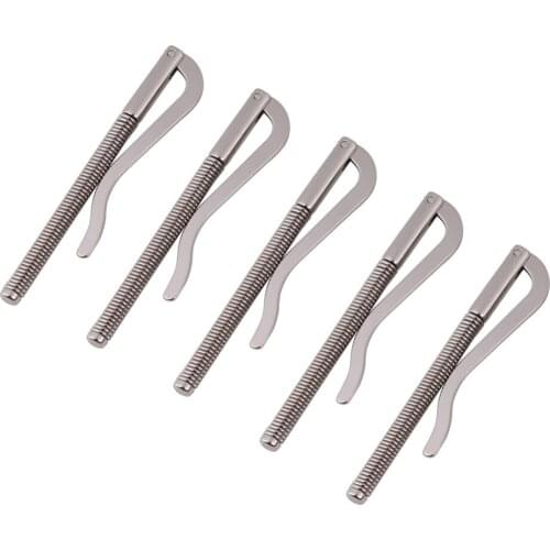 5 Pcs Durable Money Spring Clip DIY Tool for Bifold Leather Wallet Purse Credit Card Holder non-deformation