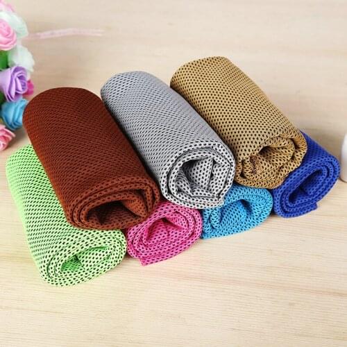 Fitness Fast Cold Sense Sports Towel Portable Microfiber Fabric Quick-drying Ice Towel Yoga Outdoor Sports Towel High Quality