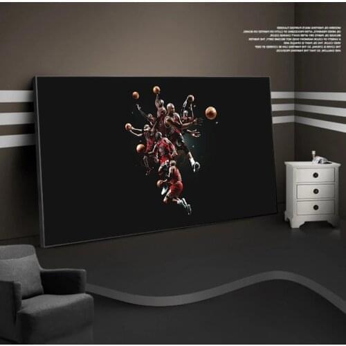 Sports posters mike wall art, room decoration, Jordan (Mordan Jordan) MVP striker Jordan classic adornment picture poster