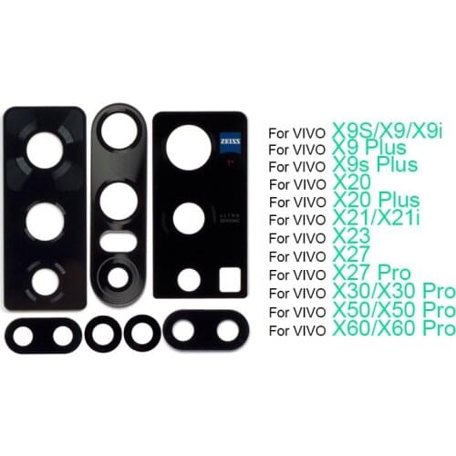Rear Back Camera Glass Lens For ViVo X9S X9 X9i X20 X21 X21i X23 X27 X30 X50 X60 Pro Plus Replacement Parts