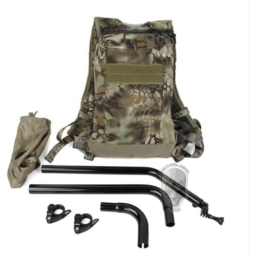 Ms.L.Meilyadigital for Go pro accessories storage bag for gopro 3/3+/4/5 Selfie Backpack Mount System with monopod