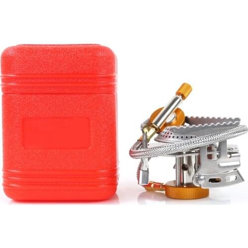 Outdoor Camping Picnic 3000W Electronic Gas Stove Portable Foldable Split Burners