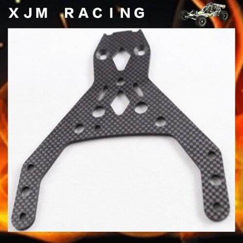 Carbon Front Upper Plate for 1/5 Scale HPI ROVAN KM Mcd Gtb Racing Baja 5b 5t 5sc Ss Truck Rc Car Parts