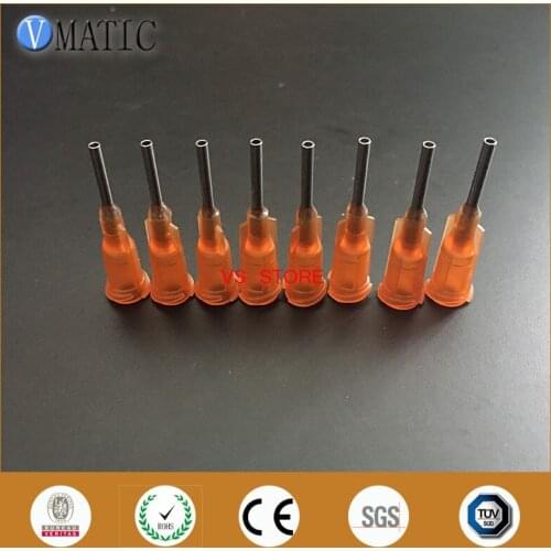 High Quality 15G Precision S.S. Dispense Needle Tip With Pp Safetylcok Hub 0.5'' Tubing Length/ Glue Dispensing Needle 1/2 Inch