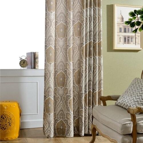 Curtains For Living Room Bedroom Curtains European Minimalist European Curtains Cotton Printing Curtain Fabric Sizing