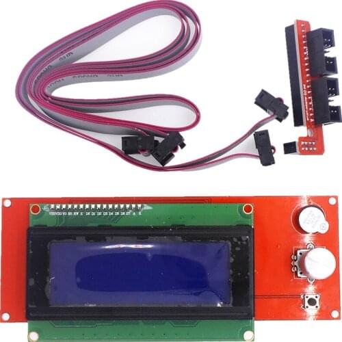 DuoWeiSi 3D Printer Parts 3D Printer Reprap Ramps 1.4 2004 LCD Smart Controller Display Adapter Ramps 1.4 2004LCD