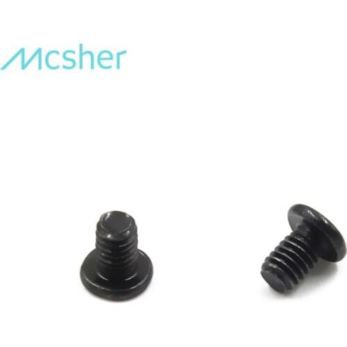 100pcs M2.5 x 4mm Laptop Notebook Screw Phillips Flat Wafer Head Black Zinc