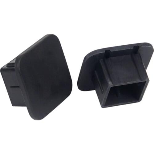 2inch Trailer Hitch Tube Cover Plug Cap,Rubber Receiver Tube Hitch Plug,Trailer Hitch Cover Tow Hitch Cover (2PCS)
