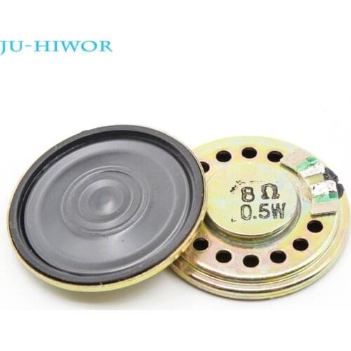 20pcs 0.5W Loudspeaker 28MM 8R 8Ohm Mini Round Speaker Diameter Thickness 5MM Small Horn Doorbell Speaker