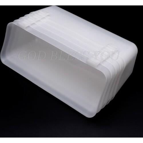 5pcs Pigeon Feeder Rectangle Feeding Device Drinking Food Water Plastic Bird Parrot Cage Cup Bowl Drop Shipping