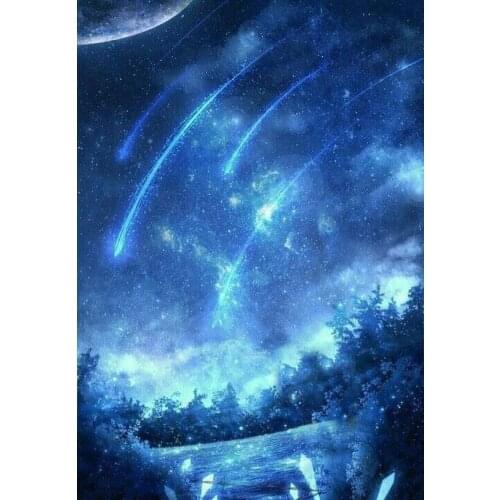 JMINE Div 5D Night Sky Cloud Galaxy Shiny Star Full Diamond Painting cross stitch kits art Scenic 3D paint by diamonds