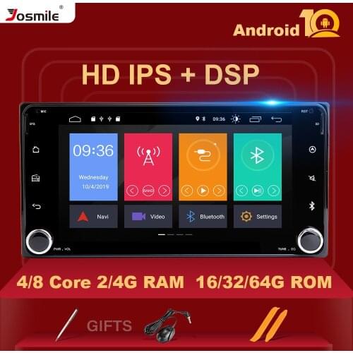 DSP 2 din Android 10 Car Radio For Toyota Universal RAV4 COROLLA VIOS HILUX Terios Land Cruiser 100 PRADO hiace Е150 Multimedia