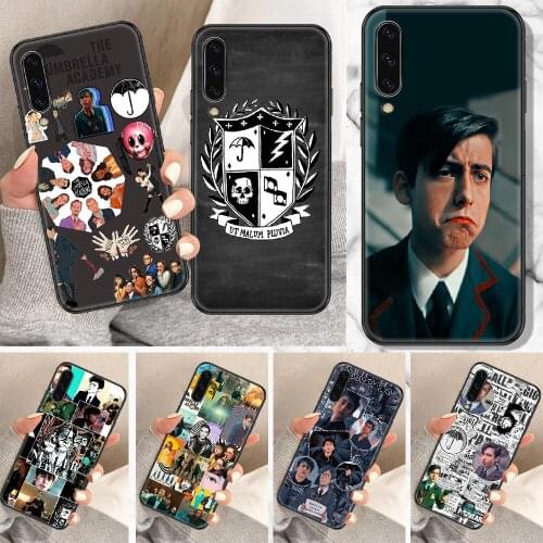 Aidan Gallagher Number Five Phone Case For Samsung Galaxy A 10 12 20E 21S 30 32 40 50 51 52 70 71 72 5 6 7 2016 2018 black tpu
