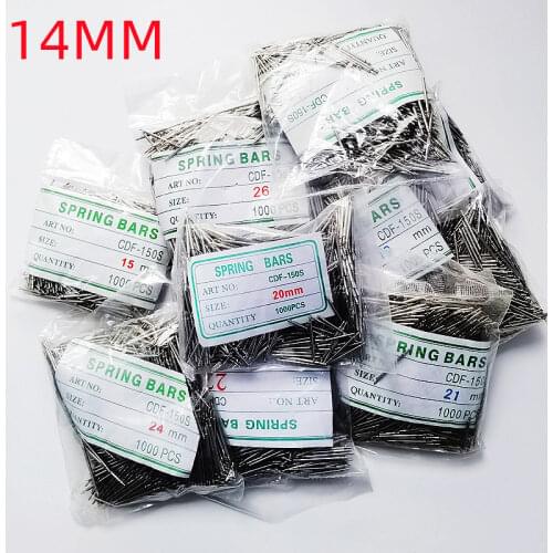 Wholesale 1000PCS / bag High quality watch repair tools & kits 14MM spring bar watch repair parts -041406