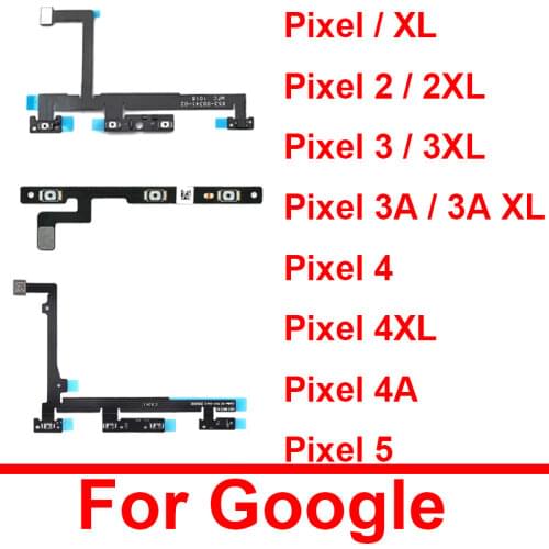 Power&Volume Side Button Flex Cable For Google Pixel XL Power Volume Side Key Flex Ribbon For Google Pixel 2 2XL Repair Parts