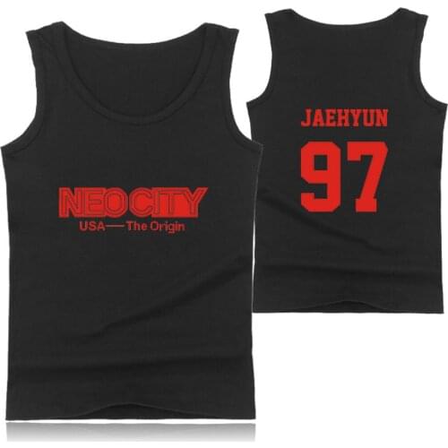 Nct 127 Priting Summer Cotton Vest Bodybuilding Tank Top Women Sleeveless Sports Shirt Hip Hop Casual Fashion Sportswear
