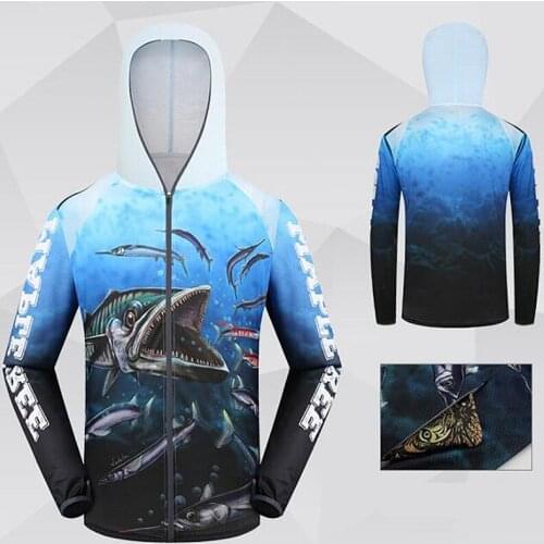 New Summer Outdoor Men women fishing clothes breathable quick dry Anti-UV40+ Fishing Jacket long sleeve hoodie fishing Shirts