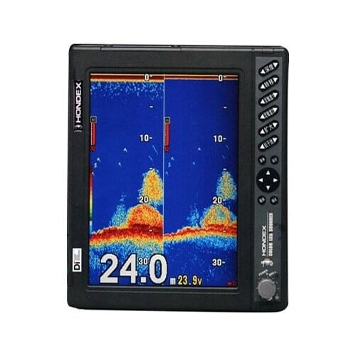 Authentic Japanese (HONDEX) 10.4 -inch color LCD HE-775-Di dual fish finders with transducer
