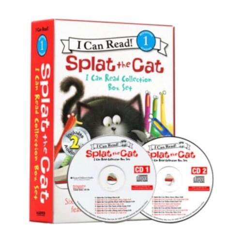 4-8 year 16 book/set I Can Read level1 Splat The Cat English picture books Childrens English Enlightenment book Early education