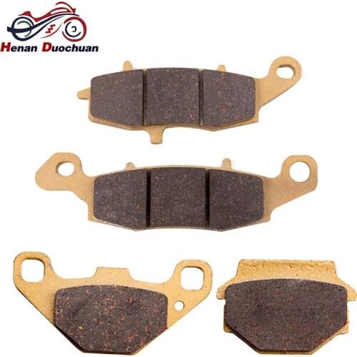 Motorbike Front and Rear Brake Pads For KAWASAKI ZR250 Balius ZR 250 B6 Balius-Il For SUZUKI GSX 250 GSX250 GSX250F ZR250C c