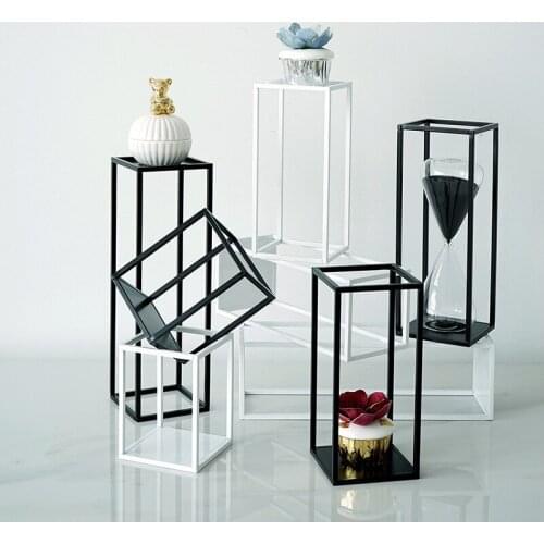 Decoration Trays Table Storage Black Plate for Coffee /Bread/Essential Oil Dessert Pallet food Saucer 10/20/30cm