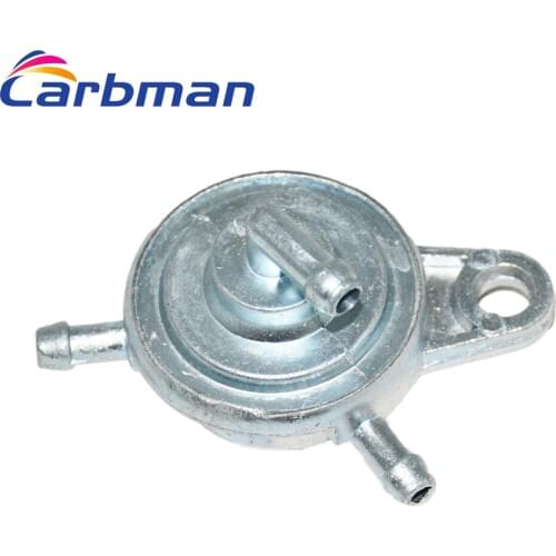 Carbman Vacuum Gas Fuel Tank Pump Petcock Valve Switch For GY6 50cc-250cc Moped Scooter