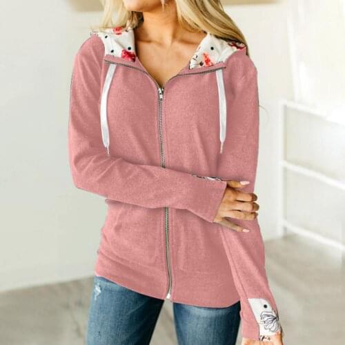 Autumn Winter Hoodies Coat Women Long Sleeve Zipper Hooded Sweatshirts for Women Harajuku Cotton Coat Streetwear Tops Outerwear