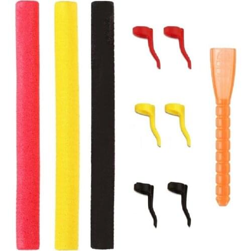 10Pcs/Set Carp Fishing Sleeve+Foam Baits for Zig Aligna Kit Zig Rigs Carp Fishing Accessories Fish Tackle Pesca Iscas