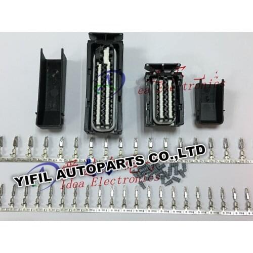 12/5sets/lot 52P 28P 52 Pin 28 Pin ECU Automotive Tyco Connector Plug With Shell 1393454-6 1393454-1 1393450-1 1393436-1