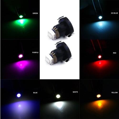 200 Pcs T3 Wedge 1210 1 Smd 1 LED 12V For Car Motorcy Instrument Light Dash Climate Gauge Lights Heater Control Bulbs Lamp Light