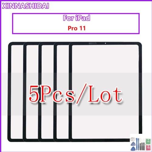 5Pcs Front Touch Glass Screen For iPad Pro 11 1st Gen 2018 A1980 A1934 A2013 A1979