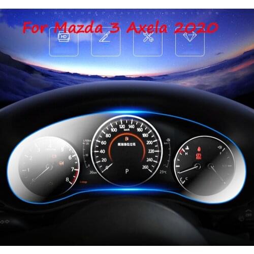 For Mazda 3 2020 Car Instrument Panel Membrane Dashboard Protective Film Instrument Panel Screen Protector Car Decorstion