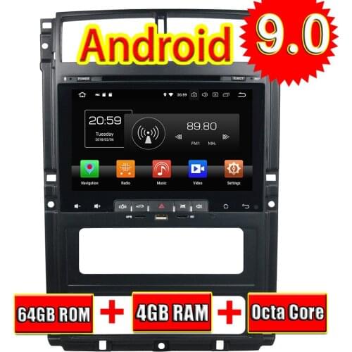 Topnavi 9" Android 9.0 Car DVD Head Unit cd Player For Peugeot 405 Audio Radio Stereo Double DIN GPS Navigation Octa Core 4+64GB