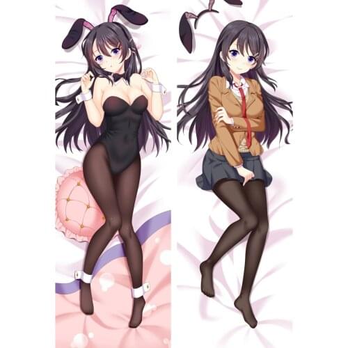 Anime Dakimakura pillowcase Seishun Buta Yarou wa Bunny Girl Senpai no Yume wo Minai Hugging Body Pillow Case Cover pillow case