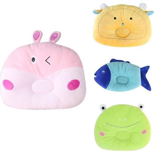 Baby Shaping Pillow Cute Cartoon Animal Pillow Infant Newborn Head Protection Pillow Sleep Cushion 0-3 Years Old Children Pillow