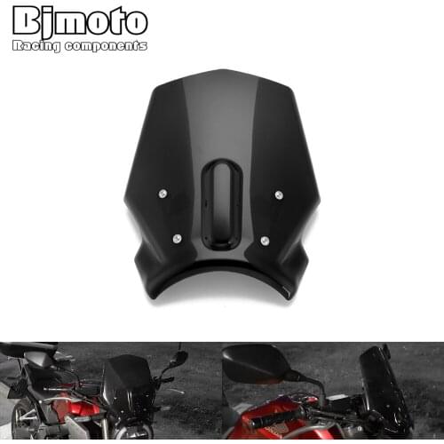 BJMOTO Motorcycle Windshield WindScreen Screen For Honda CB1000R CB 1000 R 2018-2019 CB650R CB 650R 2019