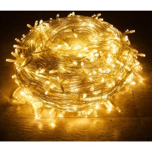 220V LED Fairy Light Christmas Outdoor String Lights Garland 10M 20M 30M 50M 100M Waterproof Wedding Party Tree Holiday EU Lamp