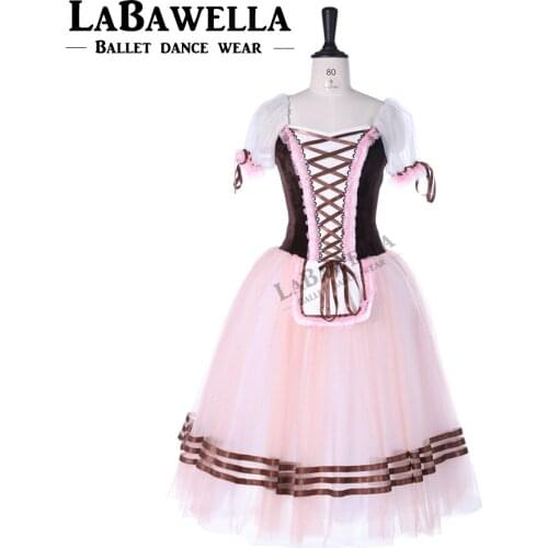 Professional Classical Brown Free Shipping BT8904D Women Peasant Variation Competiton Ballerina Ballet Tutu Dress Girls