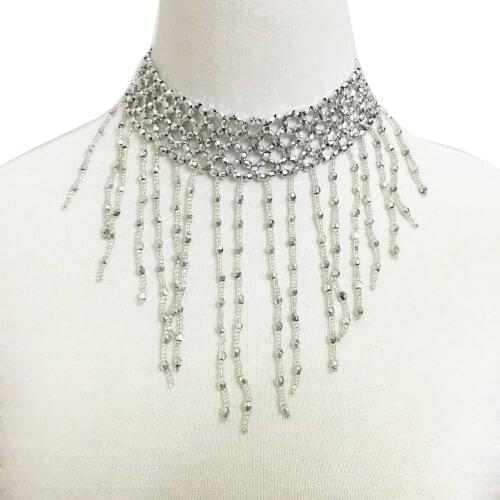 Women Cheap Jewelries Belly Dance Costume Accessories Tassel Necklace Indian Jewelry Set Dance Necklace