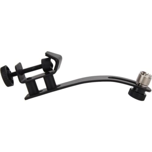 On-Stage Drum Rim Mount Microphone Clip - clamp any regular mic (5/8" thread)
