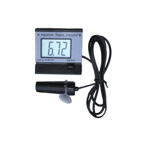 Aquarium Mini pH Meter Monitor Acidometer With Rechargeable battery AC110~240V power adapter fish tank swimming pool SPA