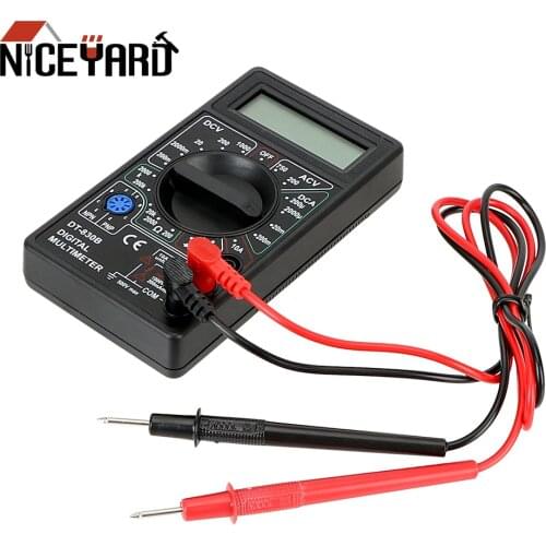 NICEYARD DT-830B Multimeter Analysis Instrument Ohmmeter Volt Tester LCD Auto Range Digital Voltmeter