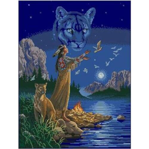 Hidden soul patterns Counted Cross Stitch 11CT 14CT DIY Chinese Cross Stitch Kits Embroidery Needlework Sets