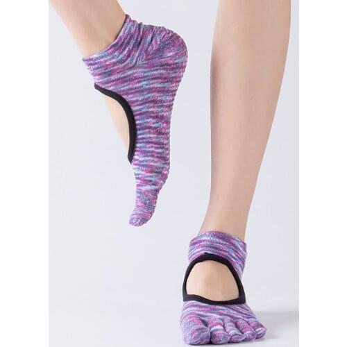 High Quality Yoga Socks Wear-resistant Non-slip Dance Socks Breathable Backless Yoga Socks Anti-friction Women Yoga Socks